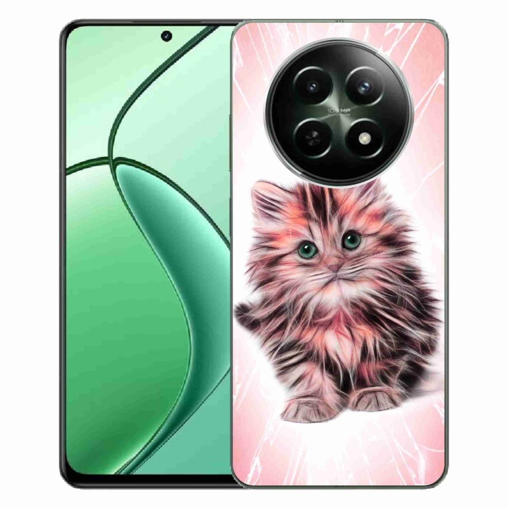 Gelový kryt mmCase na Realme 12 5G/12x 5G - roztomilé kotě