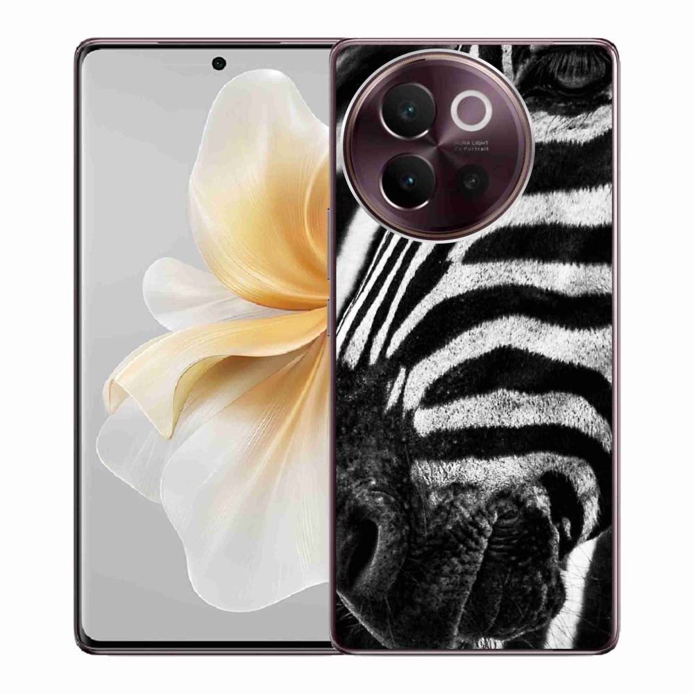 Gelový kryt mmCase na Vivo V40 Lite 5G - zebra