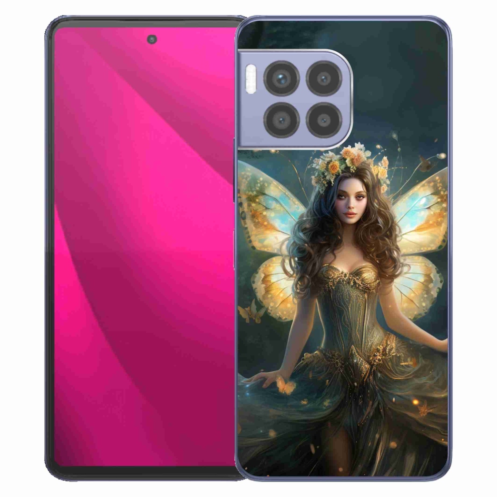 Gelový kryt mmCase na T-Mobile T Phone 2 Pro - motýlí žena