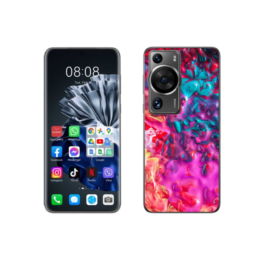 Gelový kryt mmCase na Huawei P60 Pro - abstrakt 27
