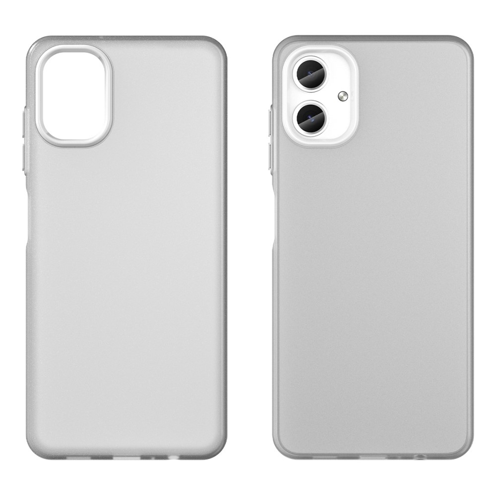 Candys matný gelový obal na Samsung Galaxy A06 4G - bílý