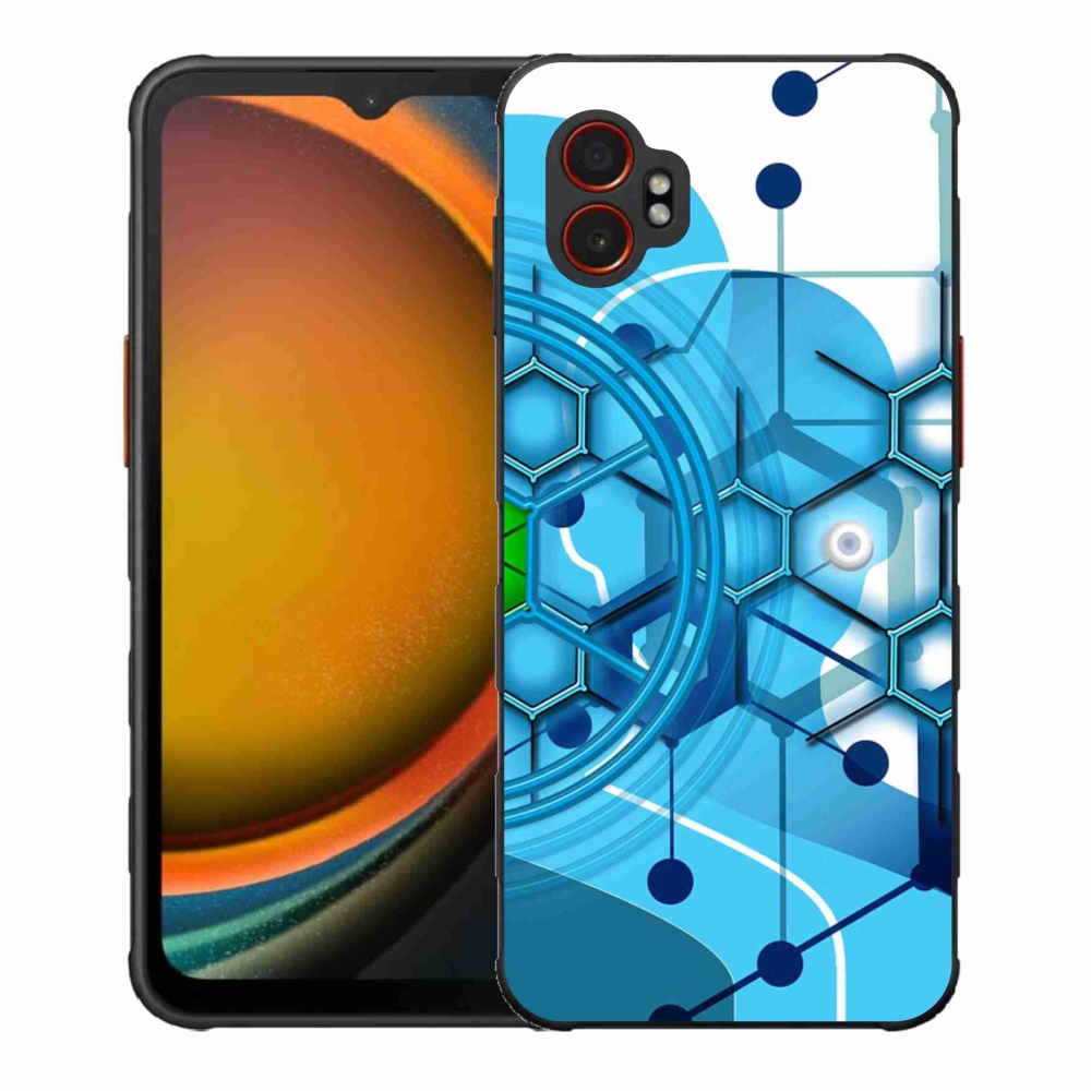 Gelový kryt mmCase na Samsung Galaxy Xcover 7 Pro - abstraktní vzor 2