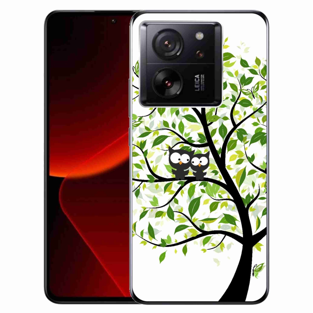 Gelový kryt mmCase na Xiaomi 13T/13T Pro - sovičky na stromě