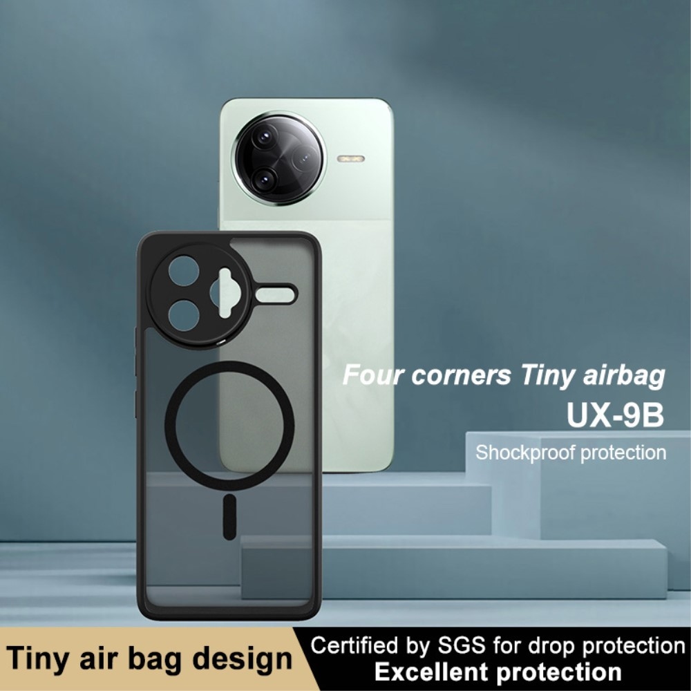 Case matný gelový obal s MagSafe na Xiaomi Poco F7 Ultra 5G - černý