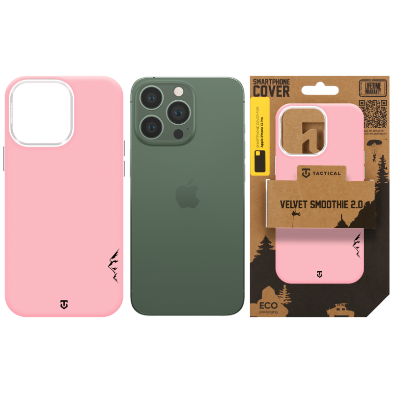 Tactical MagForce Velvet Smoothie 2.0 Kryt pro Apple iPhone 13 Pro Pink Panther