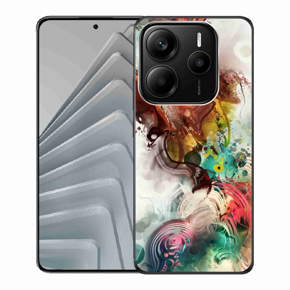 Gelový kryt mmCase na Xiaomi Redmi Note 14 5G - abstrakt 1