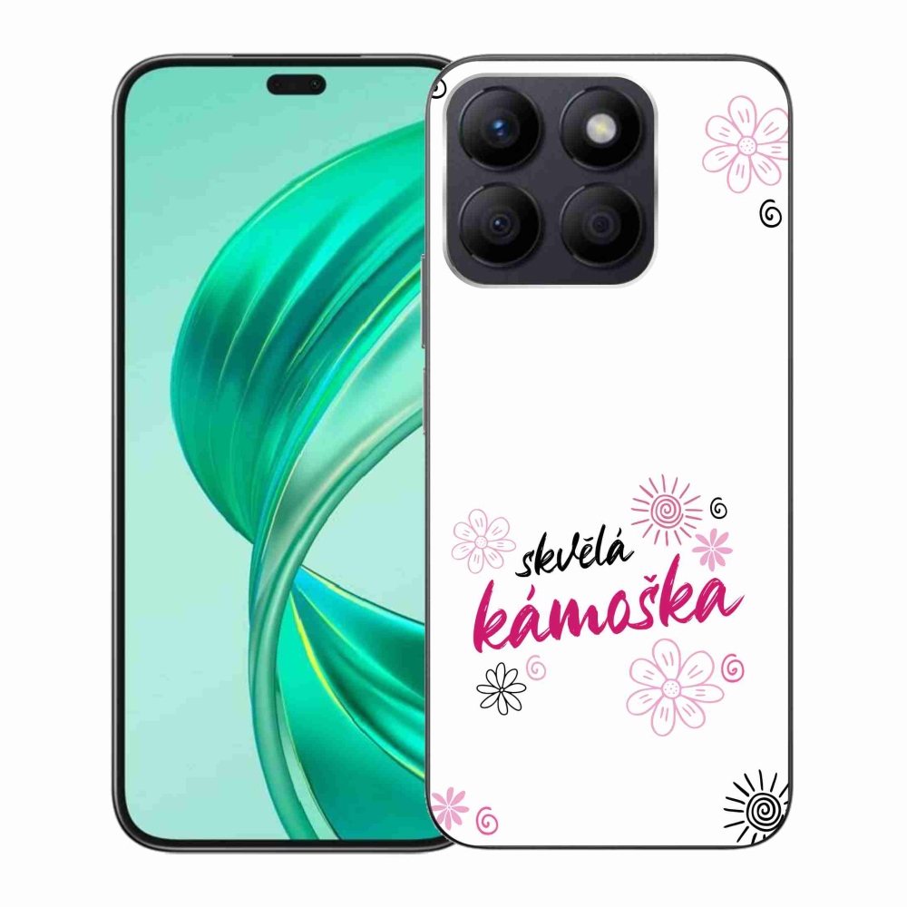Gelový kryt mmCase na Honor X8b - skvělá kámoška bílé pozadí