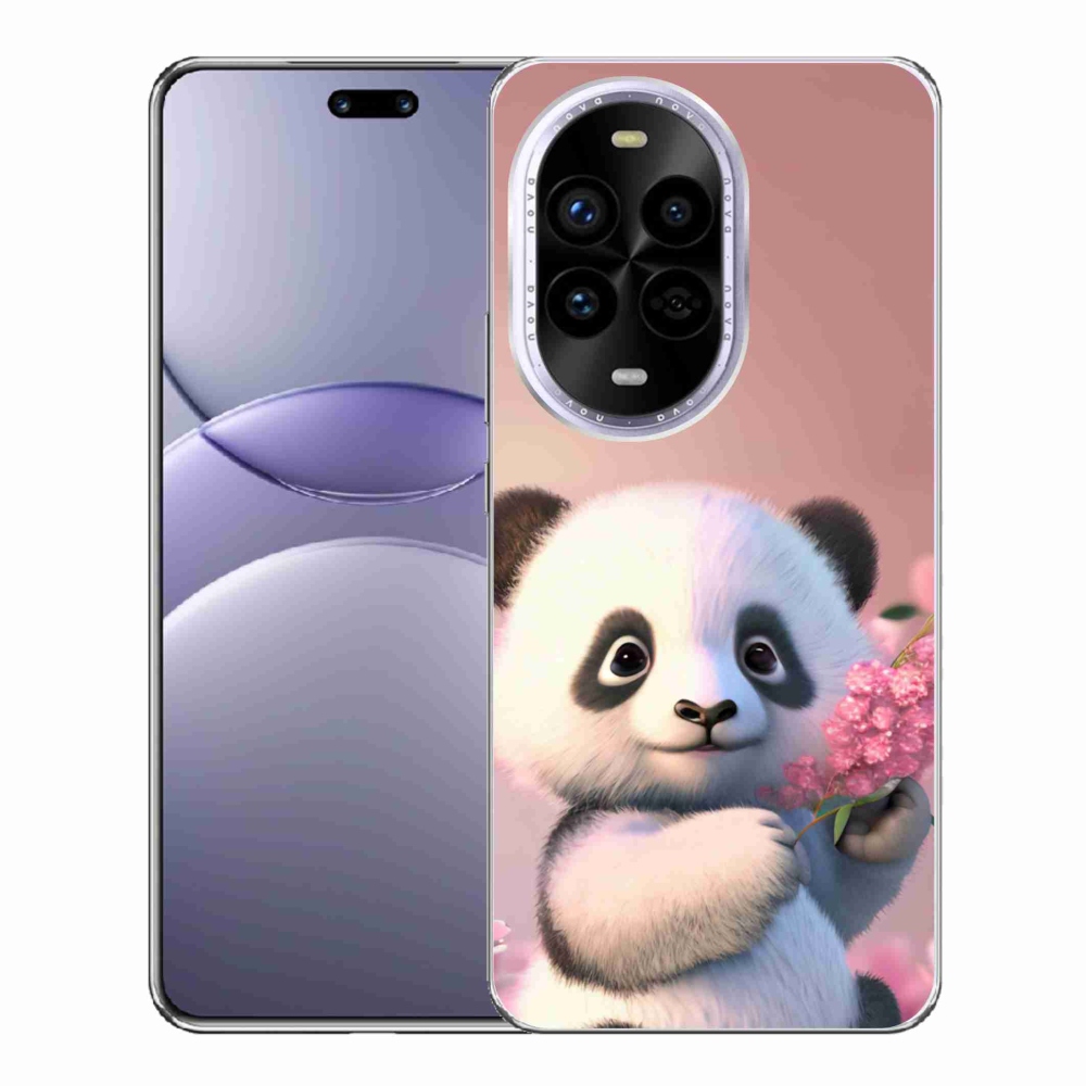 Gelový kryt mmCase na Huawei Nova 13 Pro 5G - roztomilá panda