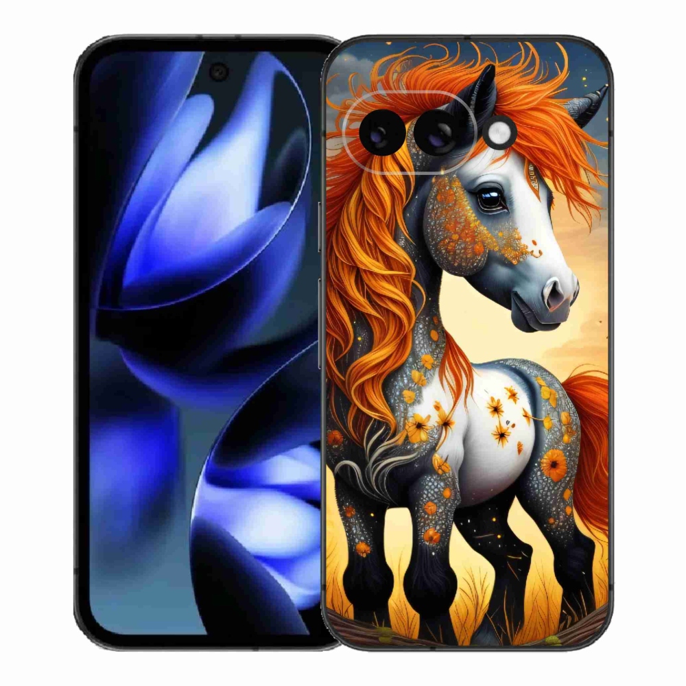 Gelový kryt mmCase na Google Pixel 9a - barevný poník