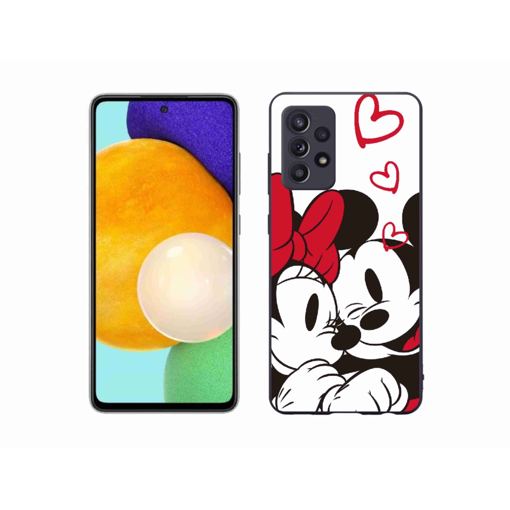 Gelový kryt mmCase na Samsung Galaxy A52s 5G - minnie a mickey