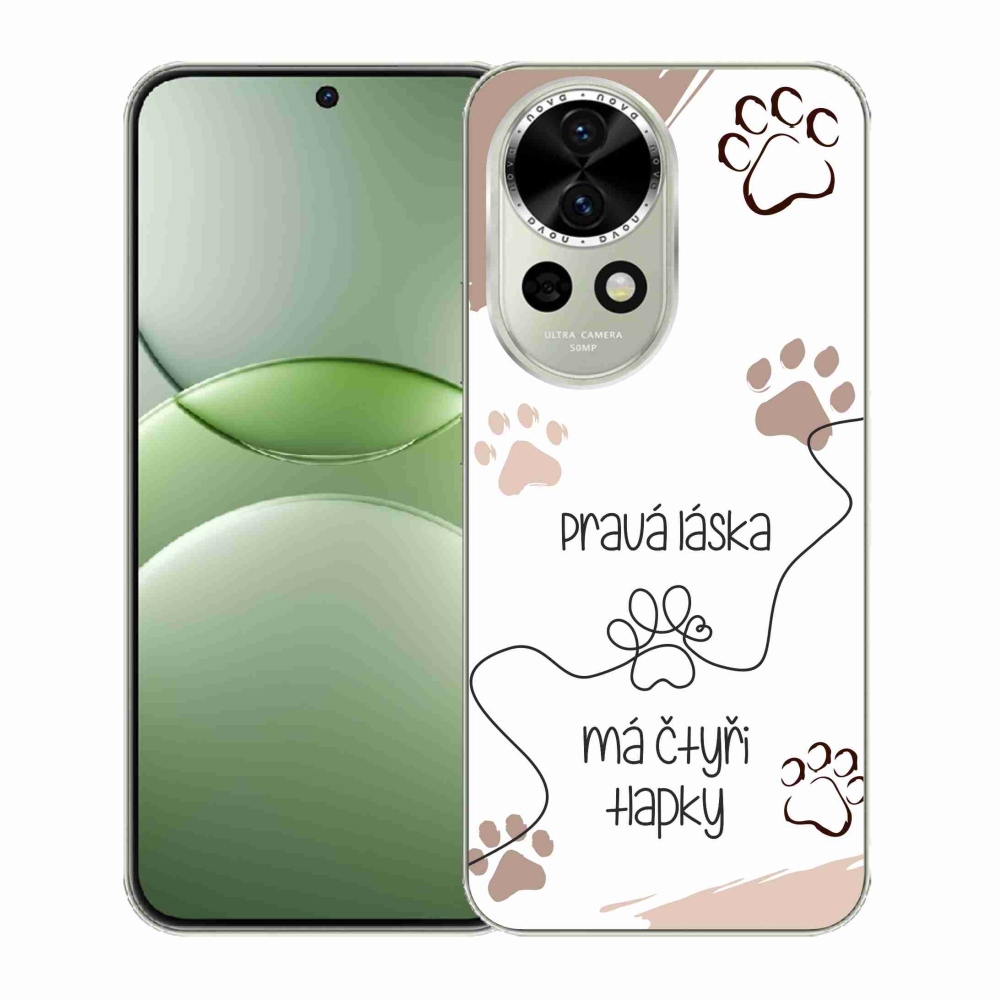 Gelový kryt mmCase na Huawei Nova 13 5G - psí motiv 1 bílé pozadí