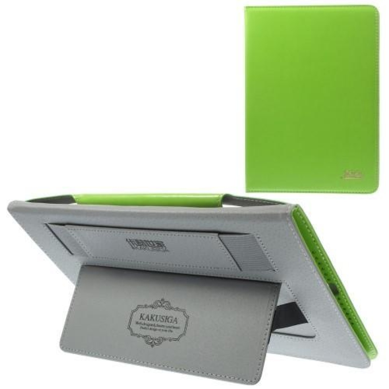 Kusi PU kožené pouzdro se stojánkem na iPad Air 2 - zelené