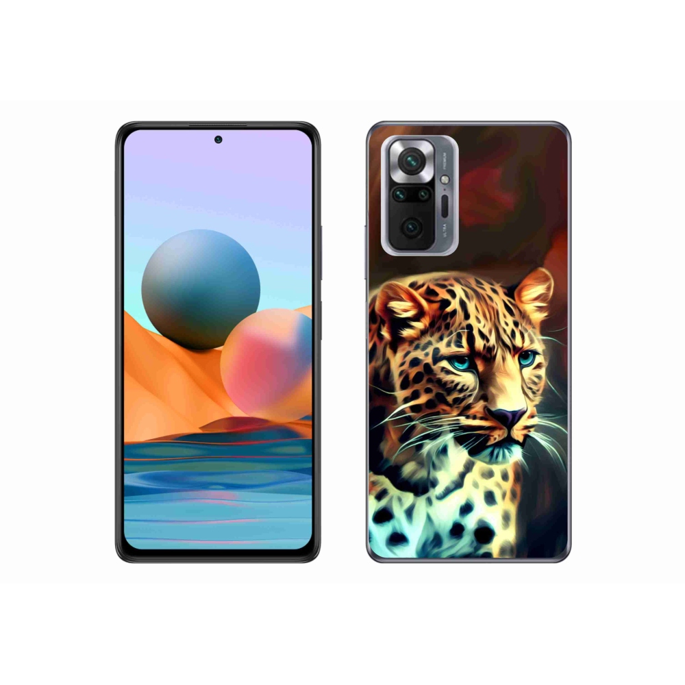 Gelový kryt mmCase na Xiaomi Redmi Note 10 Pro - leopard