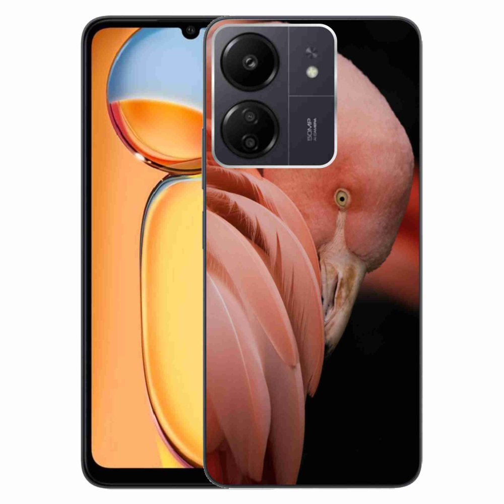 Gelový kryt mmCase na Xiaomi Poco C65/Redmi 13C - plameňák 3