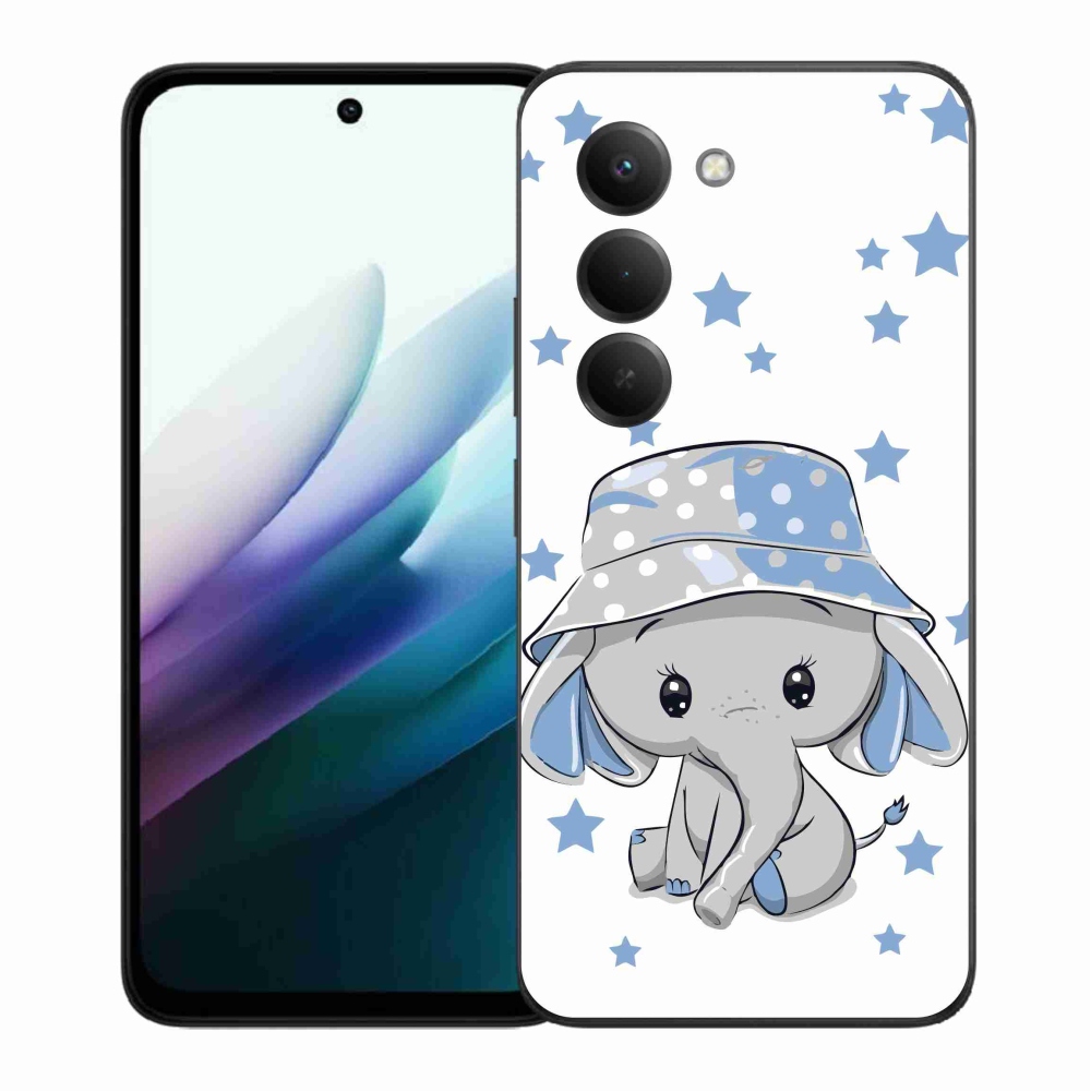 Gelový kryt mmCase na Xiaomi Redmi 15 4G/5G (171mm) - modrý slon