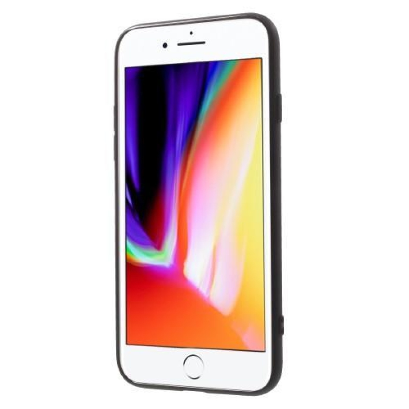 Kvetoucí gelový obal na iPhone 7 a iPhone 8 - bílé kvítky
