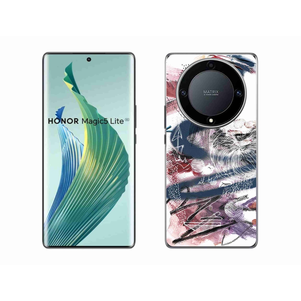 Gelový kryt mmCase na Honor Magic 5 Lite 5G - abstraktní motiv 28