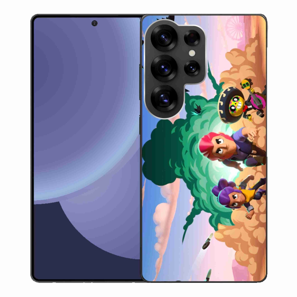 Gelový kryt mmCase na Samsung Galaxy S25 Ultra - brawl stars