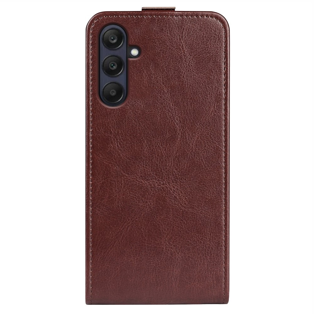 Vertical knížkové pouzdro na Samsung Galaxy A26 5G - hnědé
