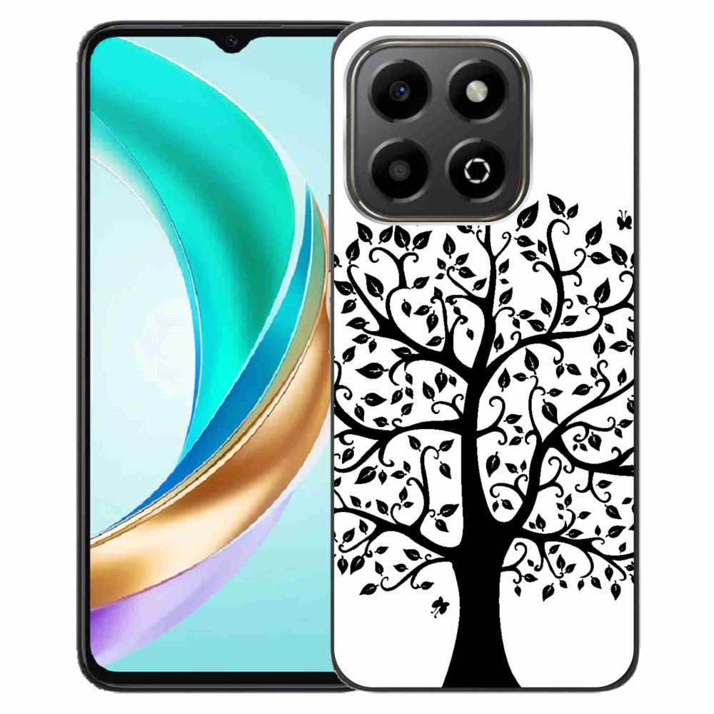 Gelový kryt mmCase na Honor X6b - černobílý strom