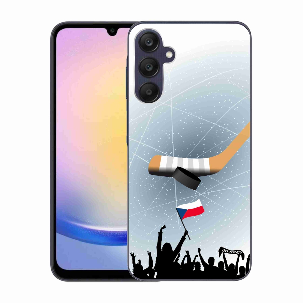 Gelový kryt mmCase na Samsung Galaxy A25 5G - fanoušci hokeje