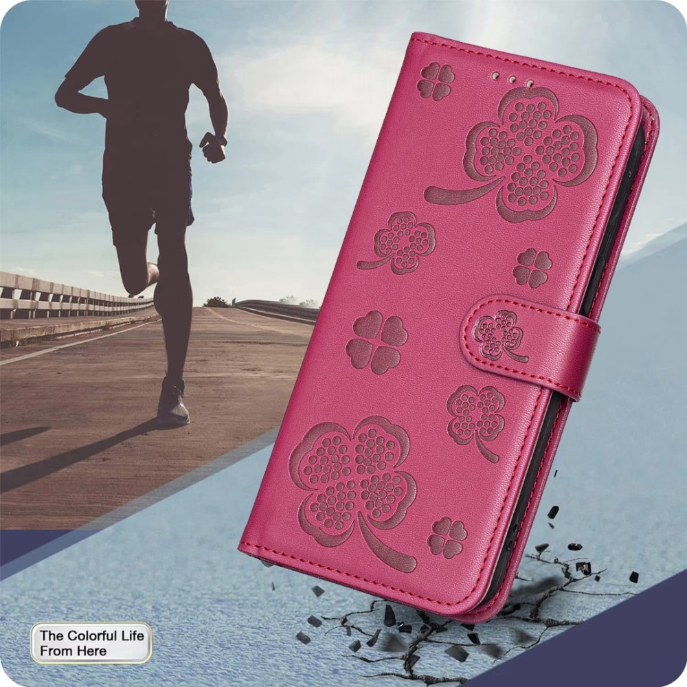 Clover knížkové pouzdro na Honor X8c - rose