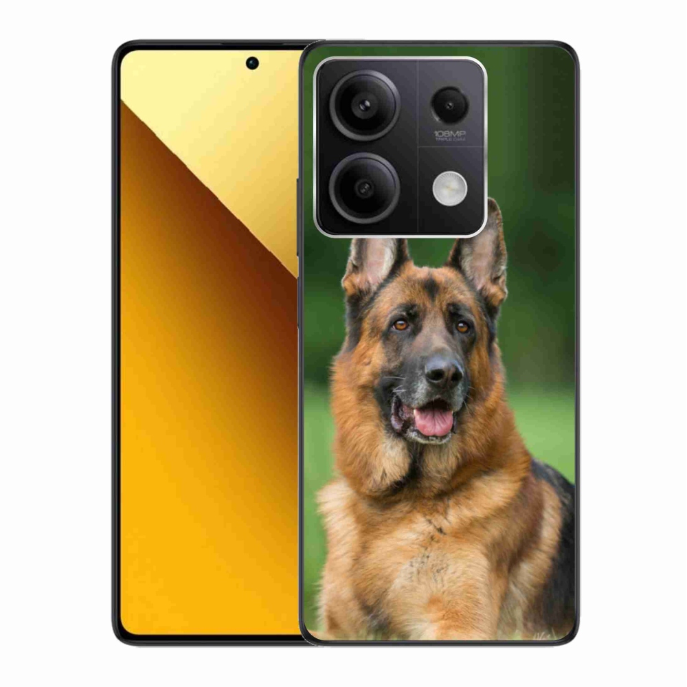 Gelový kryt mmCase na Xiaomi Redmi Note 13 5G - německý ovčák