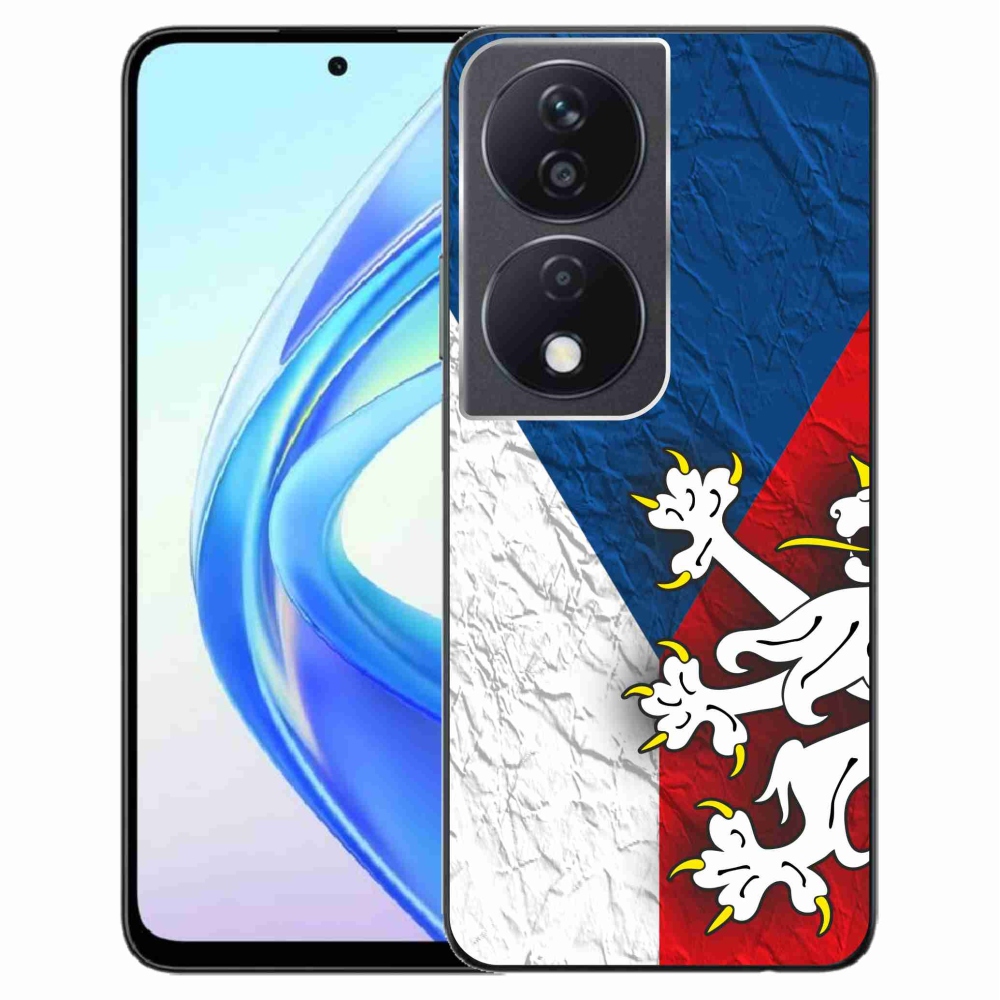 Gelový kryt mmCase na Honor X7b/Honor 90 Smart - česká vlajka 1