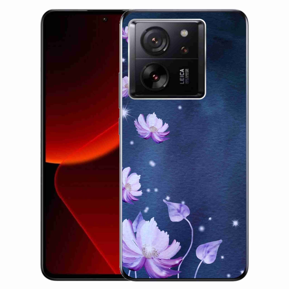 Gelový obal mmCase na Xiaomi 13T/13T Pro - padající květy