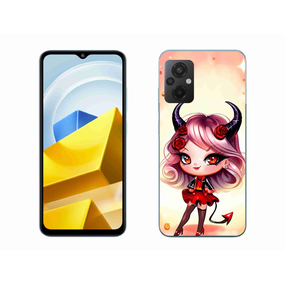 Gelový kryt mmCase na Xiaomi Poco M5 4G - kreslená čertice