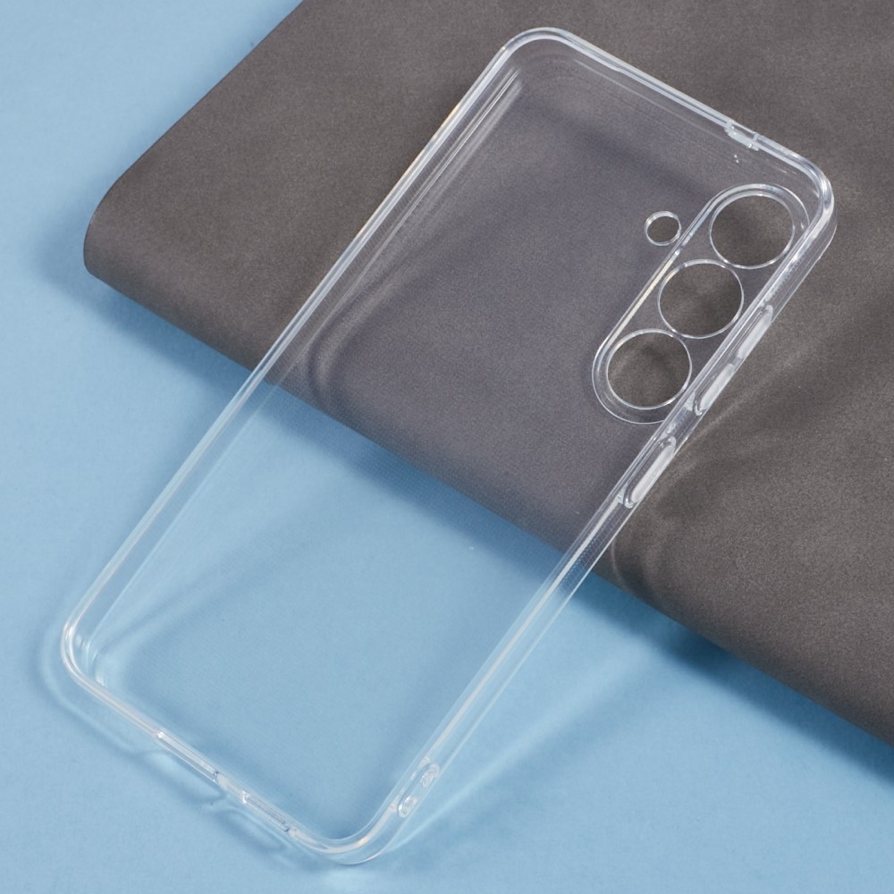 Průhledný gelový obal na mobil Samsung Galaxy S25+ - průhledný