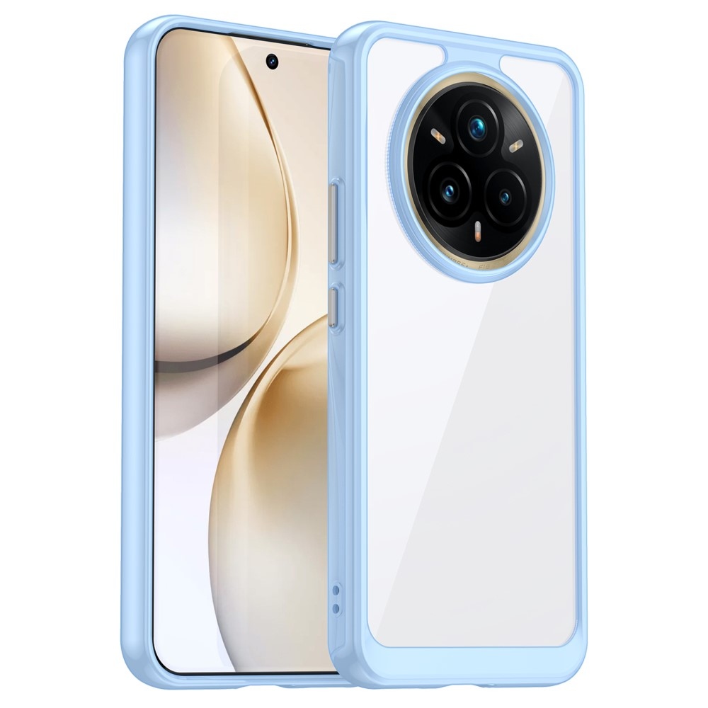 Gelový obal s pevnými zády na Realme 14 Pro+ 5G - modrý