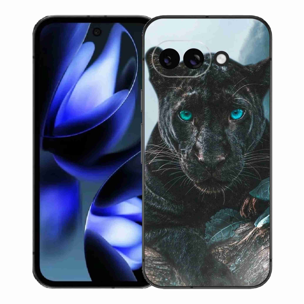 Gelový kryt mmCase na Google Pixel 9a - černý panter