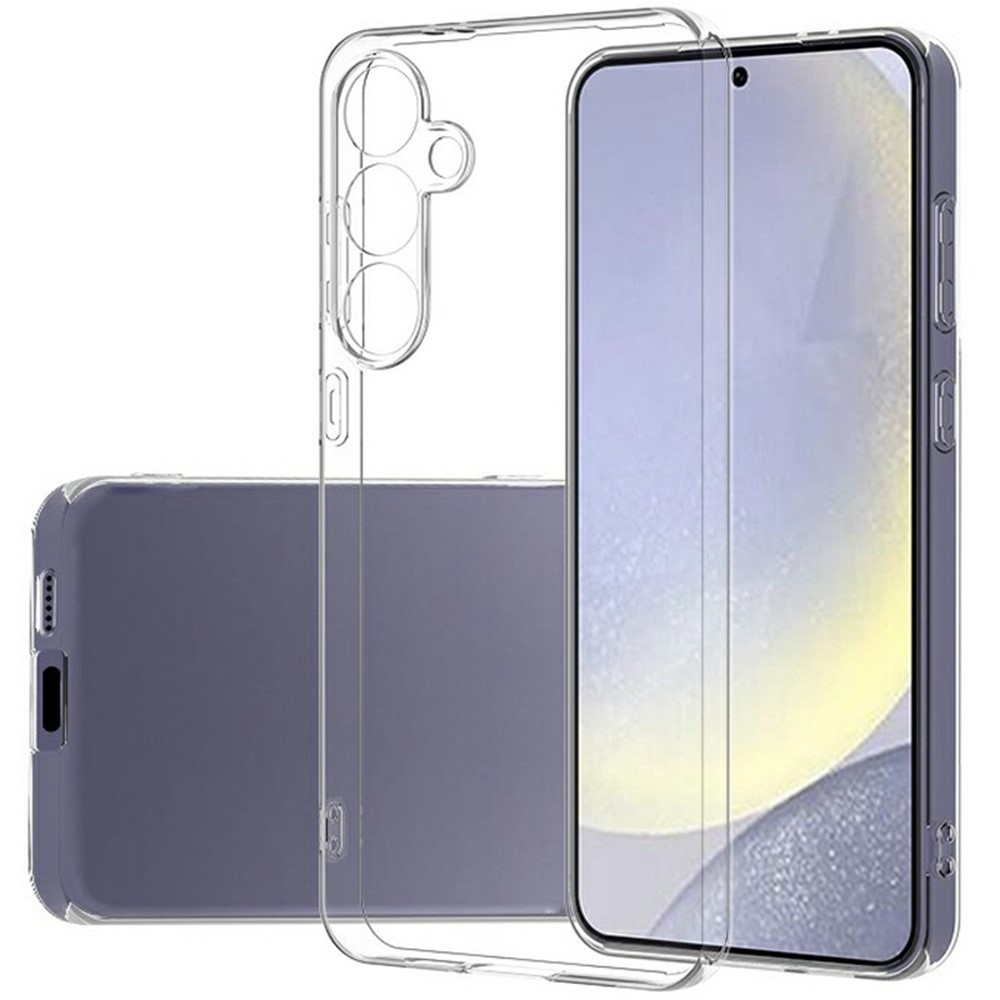 Průhledný gelový obal na mobil Samsung Galaxy S25 FE - průhledný