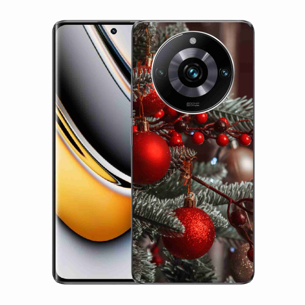 Gelový kryt mmCase na Realme 11 Pro/11 Pro+ - vánoční ozdoby 2