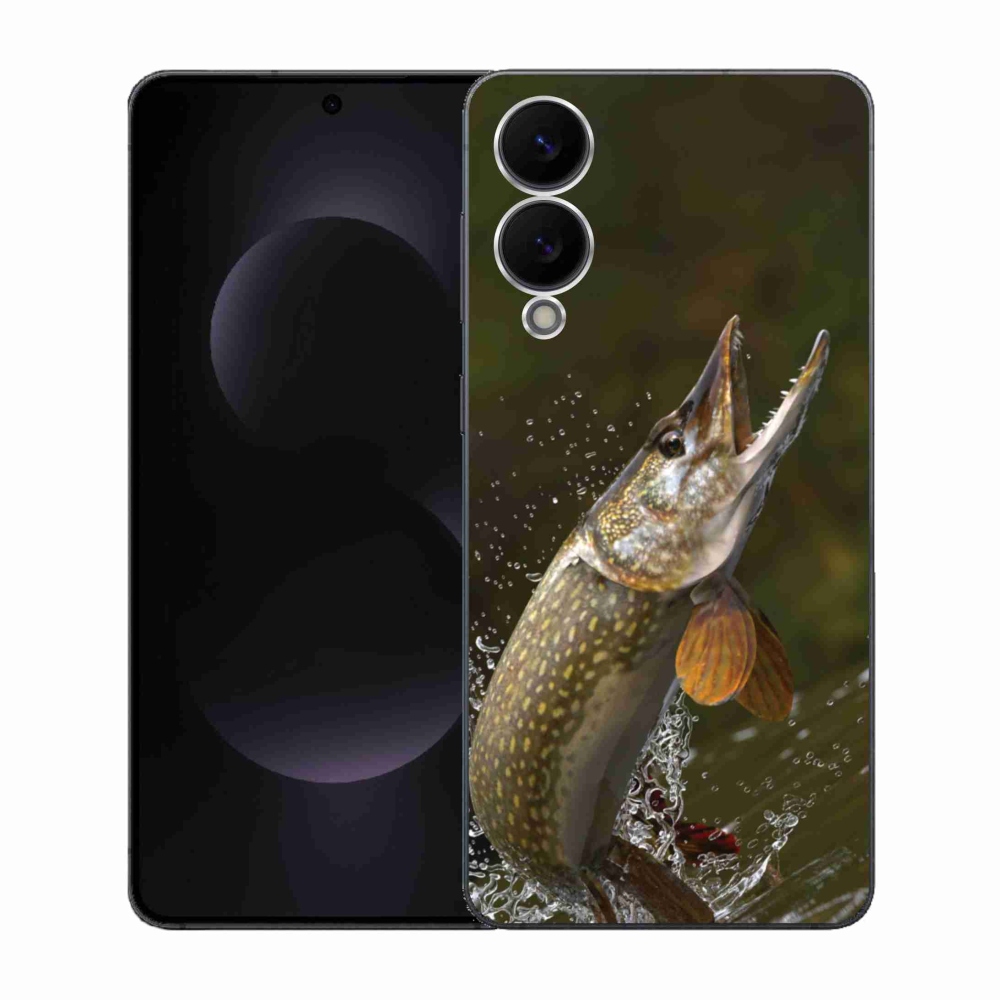 Gelový kryt mmCase na Samsung Galaxy S25 Edge - štika
