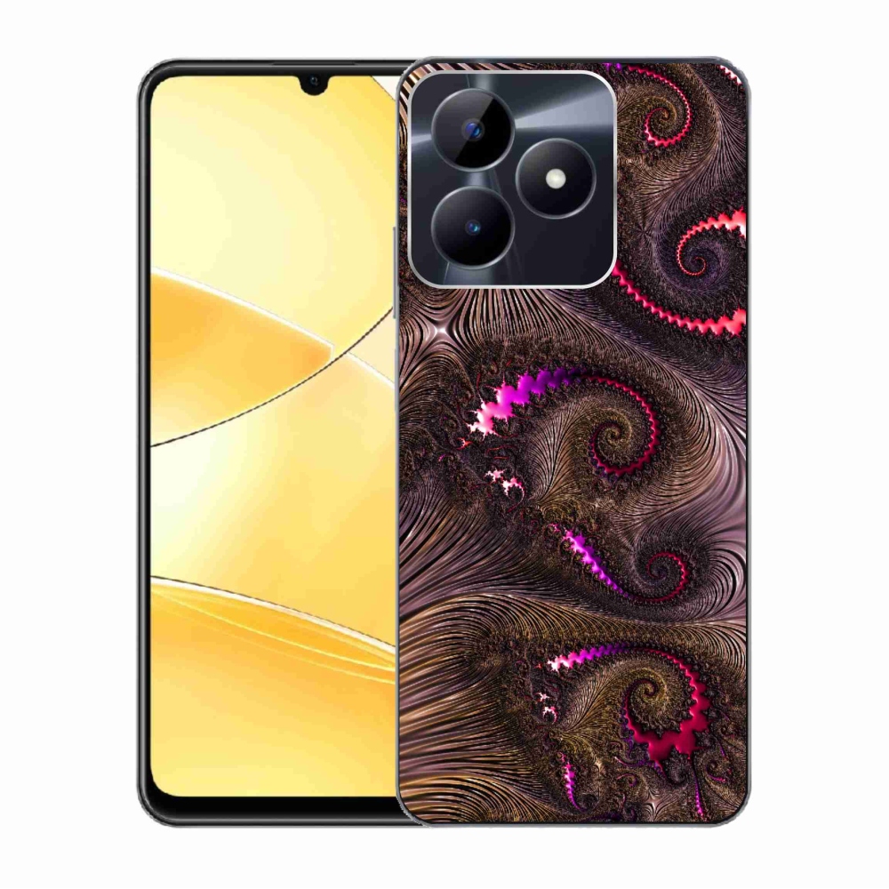 Gelový kryt mmCase na Realme C51/C53 - abstraktní motiv 24