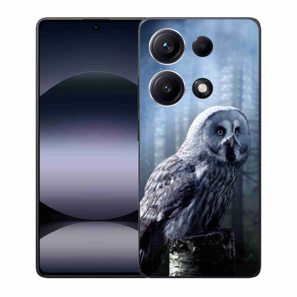 Gelový kryt mmCase na Xiaomi Redmi Note 14S - sova