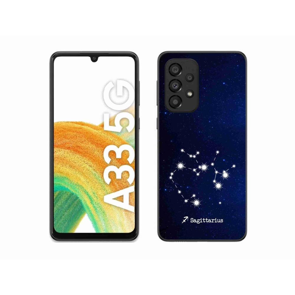 Gelový kryt mmCase na Samsung Galaxy A33 5G - souhvězdí Střelce