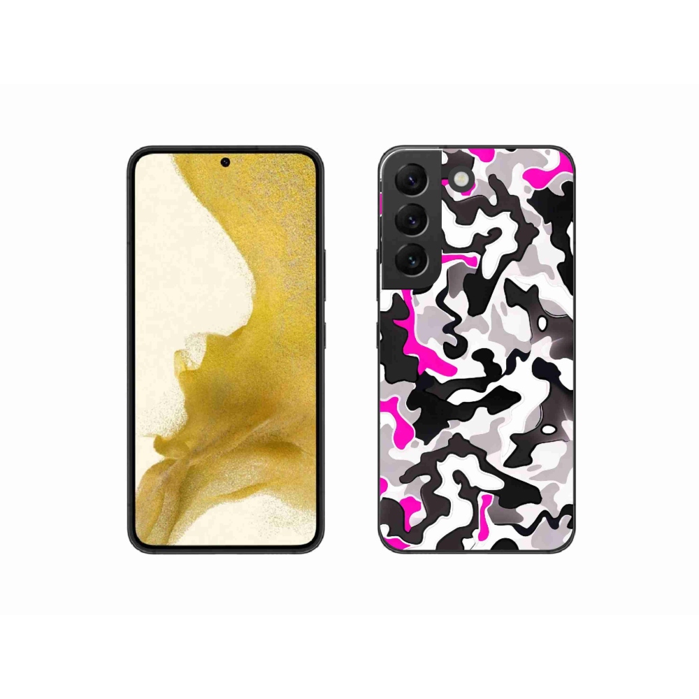 Gelový kryt mmCase na Samsung Galaxy S22 5G - maskáčový vzor 5