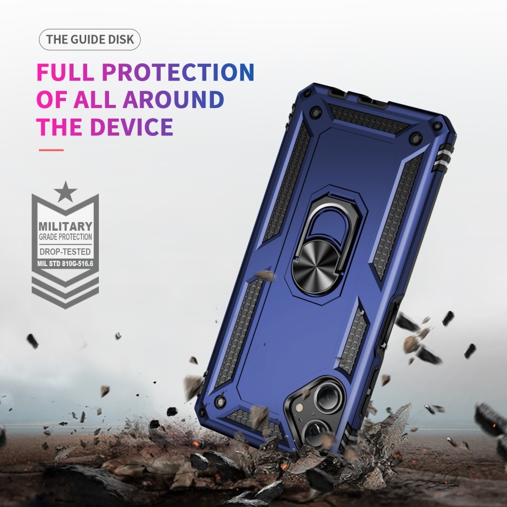 Rings odolný kryt na Samsung Galaxy A06 4G - modrý