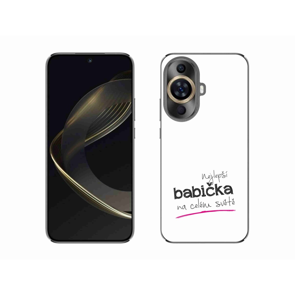 Gelový kryt mmCase na Huawei Nova 11 - nejlepší babička 4 bílé pozadí
