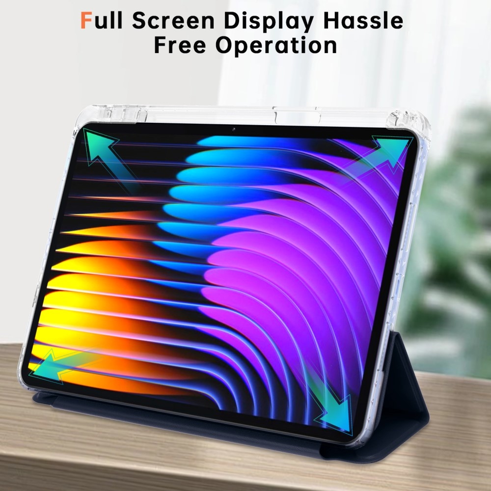 Origami chytré polohovací pouzdro na tablet Xiaomi Pad 7/7 Pro - tmavěmodré