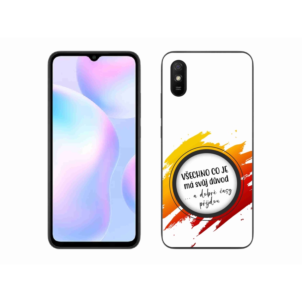 Gelový kryt mmCase na Xiaomi Redmi 9AT - citát 3 bílé pozadí