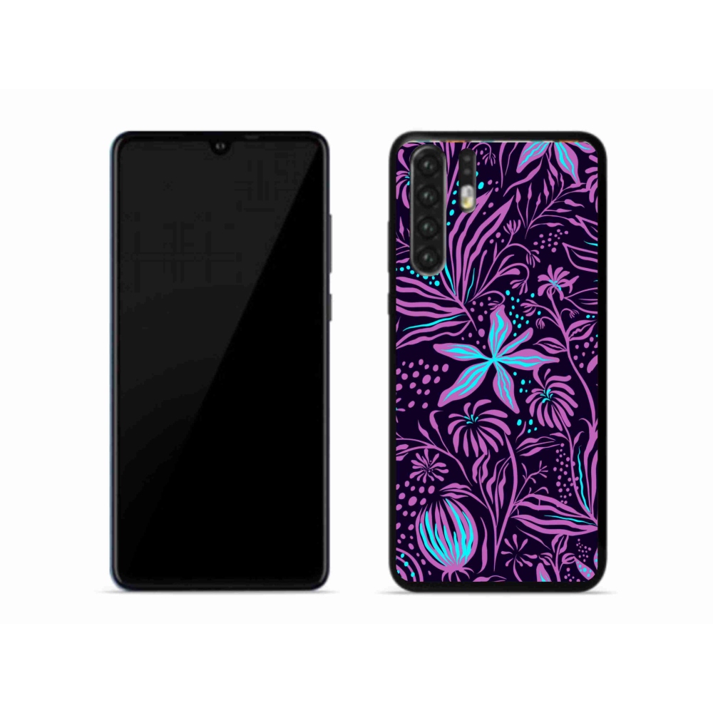 Gelový kryt mmCase na mobil Huawei P30 Pro - květiny 2