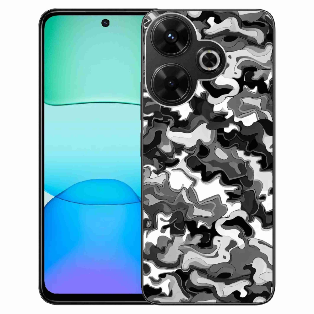 Gelový kryt mmCase na Xiaomi Redmi 13 4G/Poco M6 4G - maskáčový vzor 3