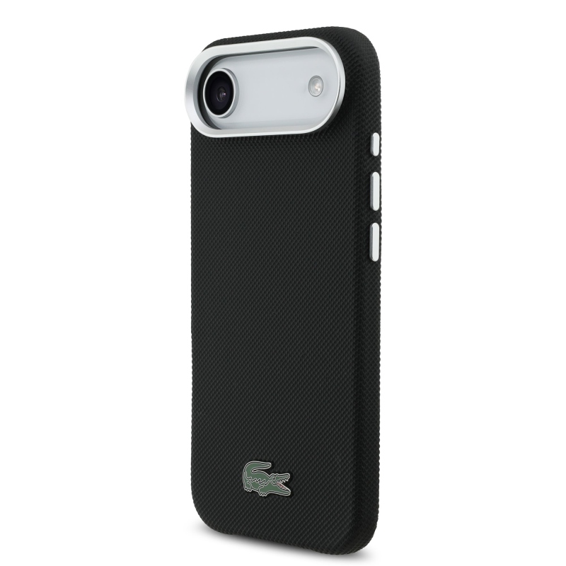Lacoste Iconic Petit Pique Metal Logo MagSafe Zadní Kryt pro iPhone Air Black