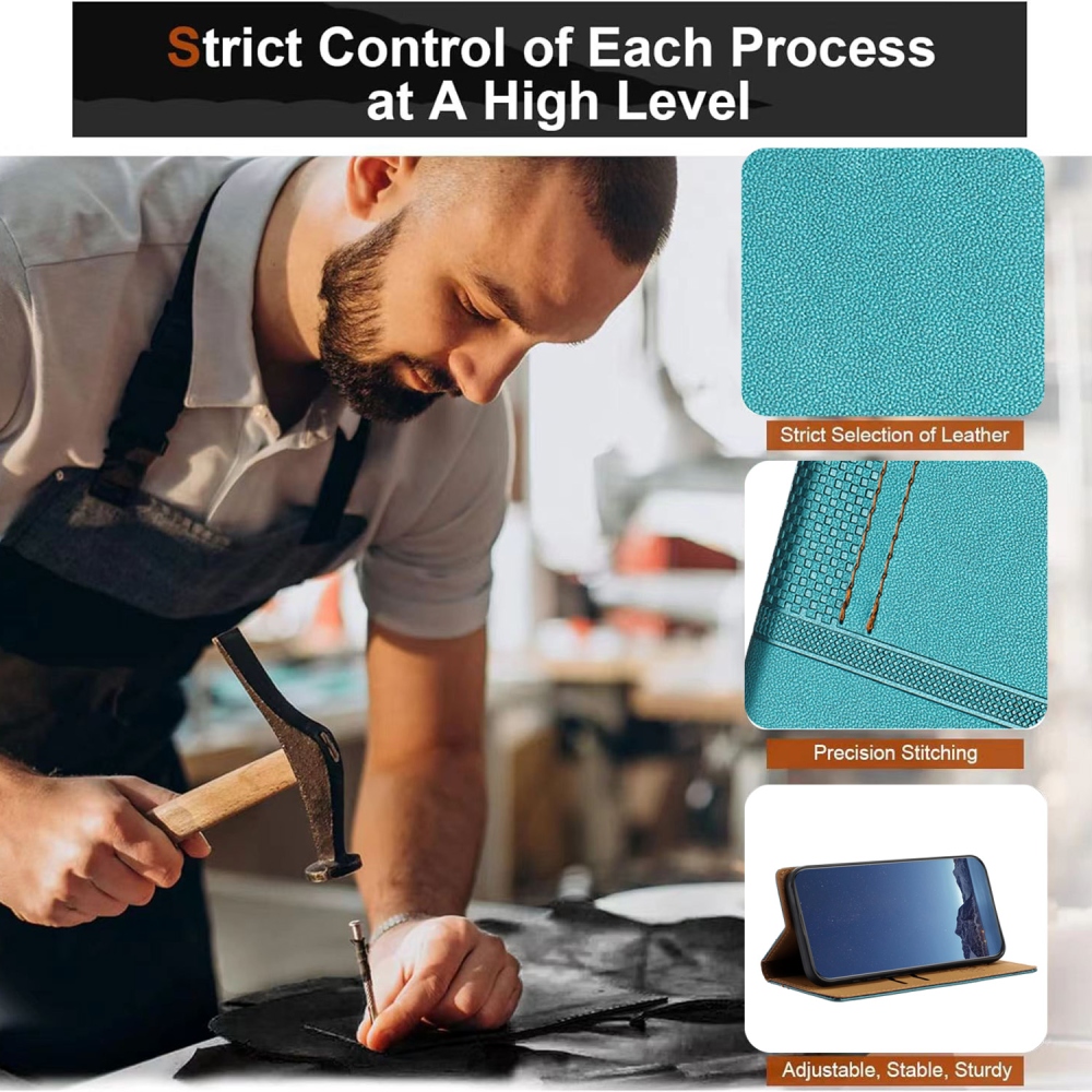 L-Shaped knížkové pouzdro na Xiaomi 17 Ultra - zelené