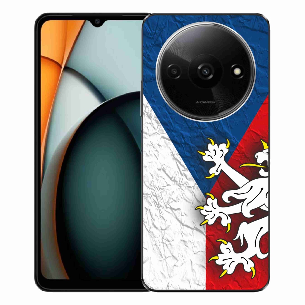 Gelový kryt mmCase na Xiaomi Redmi A3  - česká vlajka 1