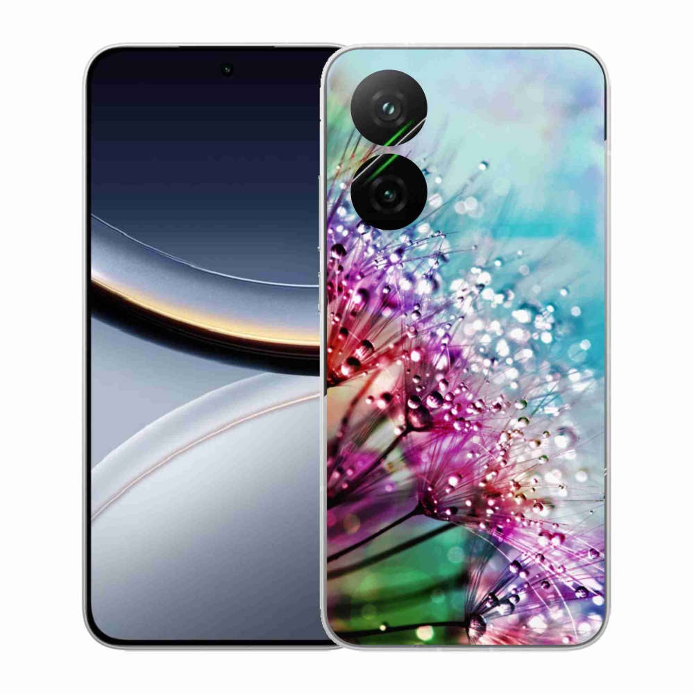Gelový kryt mmCase na Xiaomi Poco F7 5G - barevné květy